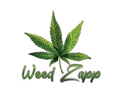 WeedZapp logo, cannabis leaf design, Hua Kwang, Bangkok cannabis shop.