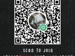 QR code for STONERTHING Shop Line Group, includes image of cannabis, for Rangsit U / Donmueang weed delivery, Bangkok, Thailand.