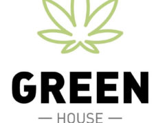 Green House Rawai logo, Rawai, Phuket, cannabis dispensary with a cannabis leaf and text.