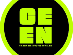 GEEN Weed logo: cannabis multi-store in Su Thep, Chiang Mai, Thailand.
