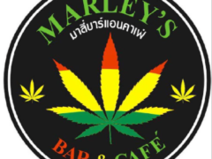 Marley's Bar & Café logo, Thonglor, Bangkok, cannabis bar with food & drinks.