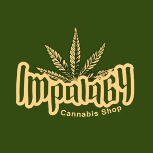 Impala69 Cannabis Shop logo with cannabis leaf on a green background.