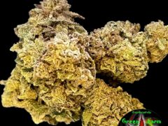 Blueberry Cookie cannabis flower from เขียว ฟาร์ม - 42 - Green Farm, Khon Kaen, Thailand. Indica dominant.