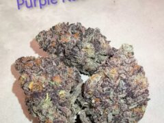 Purple Kush Cake cannabis flower, 7th Heaven Koh Chang.