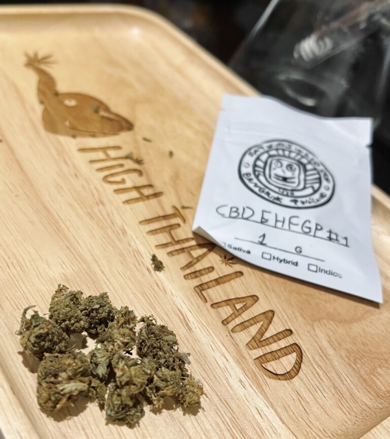 Wooden tray with 