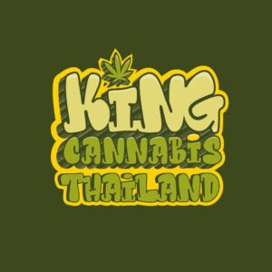 King Cannabis Thailand" logo with marijuana leaf.