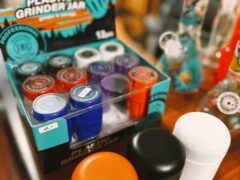 Mr.Duck Cannabis shop: Grinder jars & smoking accessories for weed in Saphan Sung, Bangkok, Thailand.