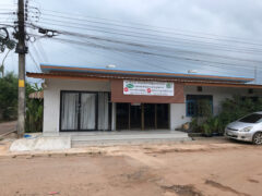 Bupphakan 420 Cannabis Shop exterior, Watthana Nakhon District, Sa Kaeo, Thailand. Cannabis flowers & accessories.