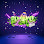 Retro text graphic on a dark blue background with pink and purple highlights.