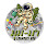 Astronaut holding plants inside a circular logo, with the text "ABI - 2/7 LUNATIC BIN.