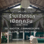 ร้านเข้าตรอก Cannabis Cafe