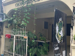 Cannabis Club8 weed shop exterior, Bang Khen, Nonthaburi, Thailand. Signage visible. Flowers and smoking accessories available.