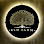 Black circular logo with a tree silhouette and the words "Oak Farm".