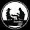 Silhouette of two people sitting at a table under a full moon; text reads "Grandma's".