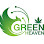 Green Heaven logo with a stylized green leaf and text "GREEN HEAVEN" with "flower" below.