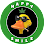 A cartoon duck wearing sunglasses and a crown, surrounded by text "HAPPY SMILE".