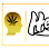 Gold silhouette of a head with cannabis leaves and the word "Heal".