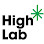 High Lab logo with black text and a green star icon.