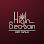 High Season logo in white script on a burgundy background.