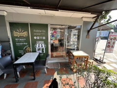 Impala64 Cannabis Shop Kad Farang entrance, a Chiang Mai weed dispensary in Hang Dong, Thailand.