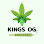 Green cannabis leaf logo with "KINGS OG" text below it.