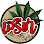 Circle logo with red stylized text and green leaf elements.