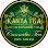 Kanya Tea label with a green circular design and text, "Kanya Tea," "Premium Tea," and "100% Sri Lanka.