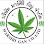 Circular logo with a green cannabis leaf.