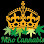 Gold crown above stylized cannabis leaves and the words "Who Cannabis".