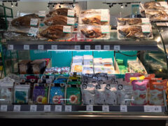 RG420 Phuket Cannabis shop display: cannabis flowers and smoking accessories for sale in Phuket, Thailand.