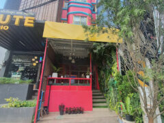 The Buds Station cannabis cafe entrance, Chang Phueak, Chiang Mai, Thailand.