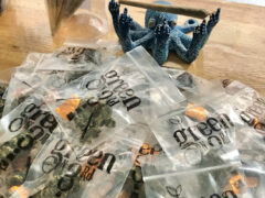 Bags of cannabis flower and pre-rolls from The Green on 3rd in Bang Lamung, Chon Buri. Weed shop in Thailand.