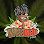 Logo featuring a person, fists clenched, with the word "WEED BUD" in orange and brown text.
