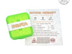 THC Indica edible gummies, Space Medkit, from High Island Thailand, with consumption guide.