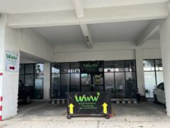 World Wide Weed cannabis shop exterior in Pattaya, Thailand. Signage visible.