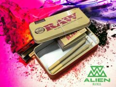 Alien Roll weed shop: RAW rolling papers and pre-rolls in Pathum Thani, Thailand.