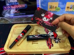 Smoking accessories and cannabis shop branding for BJ's BUDSHACK, Walking Street, Pattaya, Thailand.